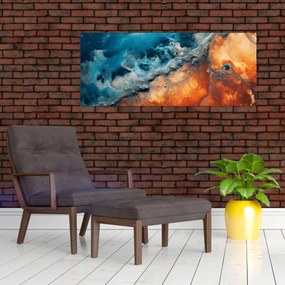 Obraz - Voda a oheň (120x50 cm)
