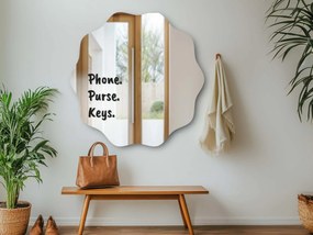 Nálepka na zrkadlo S31 – Phone. Purse. Key.