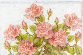 Tapeta vintage kytica ruží - 225x150