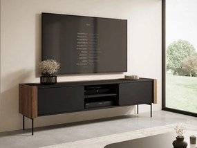 TV stolík Kolpoi 180, Farby:: orech + čierna