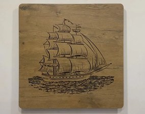 Led obraz Plachetnica na batériu