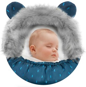 Spací vak do kočíka Elmi Ricokids - námornícka modrá