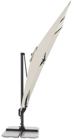 Doppler ACTIVE 310  x 210 cm - moderný slnečník s bočnou nohou prírodná (slonovinová kost - kód farby 820)