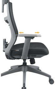 Yenkee - Kancelárska stolička čierna/šedá