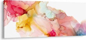 Obraz - Atramentová abstrakcia (120x50 cm)