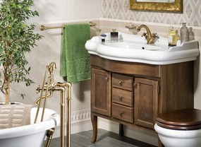 Sapho Sapho, RETRO umývadlová skrinka 89x80x48cm, buk, 1620