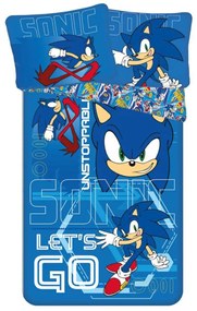 Obliecky Disney Sonic 140x200cm+90x70cm Setino