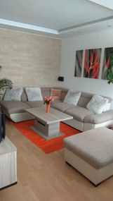 Mono Carpet, Kusový koberec Efor Shaggy 3419 Orange, 80x150, oranžová, obývacia izba