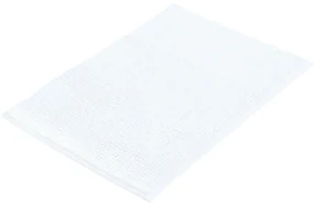 Erga Basic, kúpeľňová predložka 60x40 cm, model 6 Chenille Rolled, biela, ERG-08146