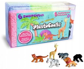 351764 DR Kreatívna plastická hmota PlastoCoolki - 6 safari zvieratiek