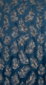 ZATEMŇOVACÍ ZÁVES NA KRÚŽKOCH GLORIA2 140X250 CM LISTY