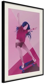 Artgeist Plagát - Powerslide [Poster] Veľkosť: 40x60, Verzia: Zlatý rám