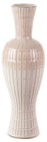 Dekoratívna váza EDNA 16x48 CM KRÉMOVÁ