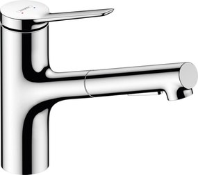 Hansgrohe Zesis M33, páková kuchynská batéria 150, vyťahovacia sprška, 2jet, sBox, chrómová, HAN-74821000