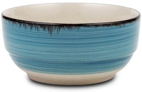 Keramická miska "Lines faded blue" na cereálie, 14 cm