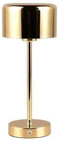 LED stmievateľná stolová lampa v zlatej farbe (výška 30 cm) Jeff – Trio