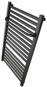 Regnis LE-R, vykurovacie teleso s vešiakom na uteráky 440x910mm, 446W, čierna, LE-R/910/440/D400/BLACK