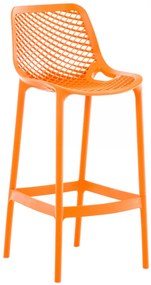 Plastová barová stolička Air - Oranžová
