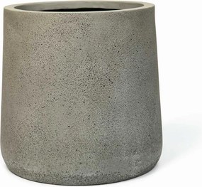 Moderný kvetináč VEKRA, sklolaminát, 40x40 cm, sivý