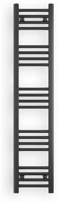 Erga Puerto, vykurovacie teleso 1400x300 mm, 441W, čierna matná, ERG-LAV-GRZE-BK-30140