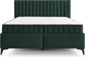 Posteľ Joy 180x200 cm, tmavo zelená látka