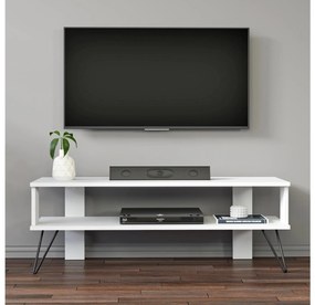 TV stolík/skrinka Dual (biela). Vlastná spoľahlivá doprava až k Vám domov. 1107984