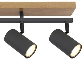 Globo 57911-5G - Bodové svietidlo ROBBY 5xGU10/35W/230V hnedá/čierna