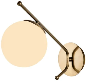 Nástenné svietidlo v zlatej farbe Squid Lighting Star, výška 31 cm