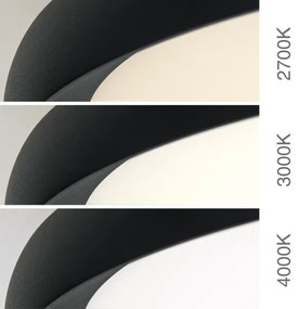 Orion - LED stropné svietidlo KANT LED/30W/230V 2700/3200/4000K priem. 40 cm čierne