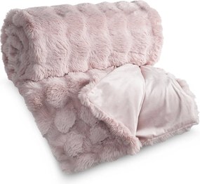 PREHOZ NA POSTEĽ LILY 200X220 CM PUDROVÁ