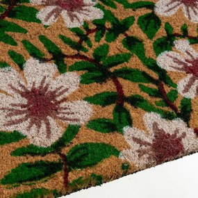 Rohožka z kokosového vlákna 40x60 cm Leafy – Casa Selección