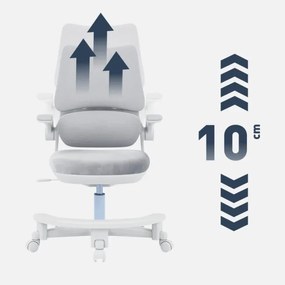 Detská otočná stolička Mark Adler Junior 5.7 Grey