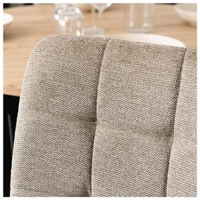 PROXIMA.store - Čalúnená jedálenska stolička PERU FARBA: vínová, FARBA NÔH: čierna