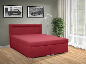 Čalúnená posteľ s úložným priestorom Tango 160 Typ farebného prevedenia: Savana červená 60, Typ čela: B