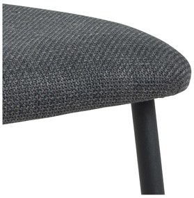 Antracitové jedálenské stoličky v súprave 2 ks Denise – Actona