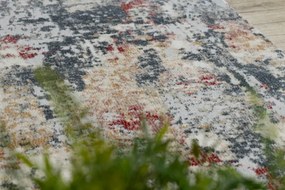 Koberec / behúň DISTIN 0123A ružový / púdrový / biely