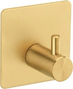 Erga Pad, samolepiace háčiky na uteráky bez vŕtania, 4ks, 4,5×4,5 cm, zlatá matná, ERG-YKA-CH.PAD4-GLD