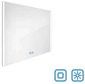 NIMCO ZP 11003VX - LED Kúpeľňové podsvietené zrkadlo 3000-6500K 70x80 cm IP44