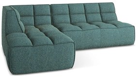 Tyrkysovomodrá modulárna rohová pohovka (variabilná) Kalai – Makamii