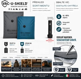Lavatelli Sada 2 vákuových extra pevných vriec s rozmermi 56 x 40 cm VAC-U-SHIELD