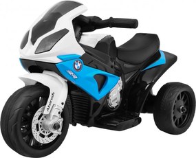 Ramiz BMW S1000 RR Mini detský motocykel na batérie modrý + 3 kolieska + zvuky + LED