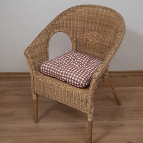 Podložka na stoličku Soft canafas hnedý