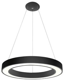 LED2 - LED Stmievateľný luster na lanku SATURN LED/50W/230V 3000K/4000K čierna