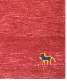 Asra Ručne všívaný kusový koberec Asra wool red - 120x170 cm