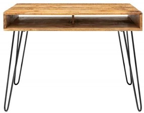 Dizajnový písací stôl Felix 100 cm, mango