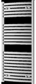Mexen Helios kúpeľňový radiátor 1200 x 600 mm, 521 W, chróm - W103-1200-600-00-01