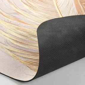 Svetlohnedá kúpeľňová predložka 50x80 cm Angelica – douceur d'intérieur