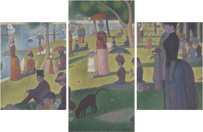 Obraz - Georges Seurat, A Sunday on La Grande Jatte, reprodukcia (90x60 cm)