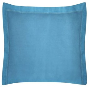 Jednofarebná modrá bavlnená obliečka na vankúš NOVA COLOR