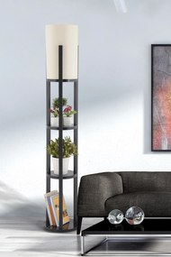 Stojací lampa Nora II černá